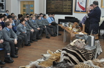 Grant and Samantha Of Border Force - Cites - Outdoor division talking on Tuesday night to all the boarder boys. Amazing