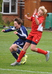 1st XI football in action vs Elstree- won 6-0