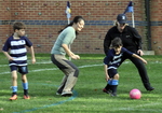 Football vs under 8 mothers