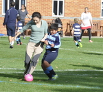 Football vs under 8 mothers