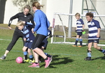 Football vs under 8 mothers