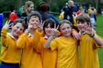 1st 5 places all from St Michaels - look at their fingers to see who finished in what position.
