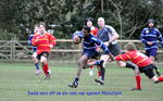 David runs in a try against Moulsford.