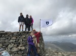 The Papplewick Flag at the top of Scafell Pike